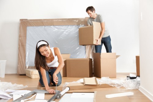 Man and van service vehicle ready for a Richmond home move