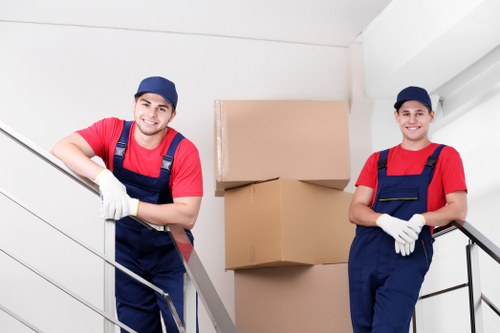 Residential furniture pickup in a Richmond home