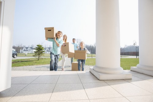 Richmond house movers loading furniture carefully into a moving truck
