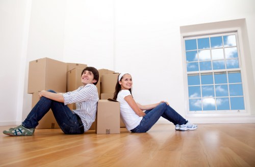 Moving team handling bulky furniture removals in Richmond
