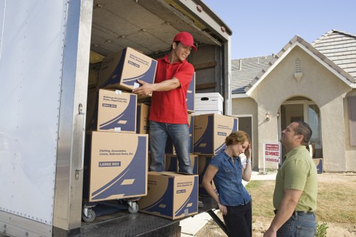 Commercial moving team handling office removals in Richmond near local business buildings