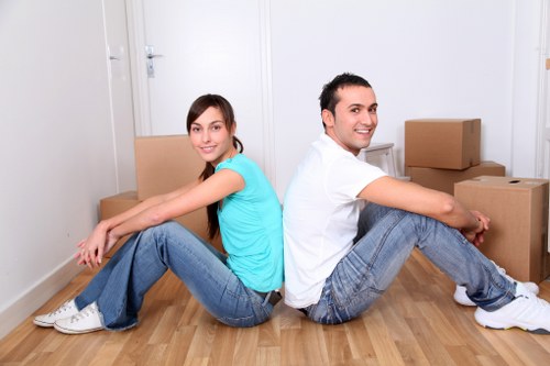 Careful furniture handling with insurance-backed van move