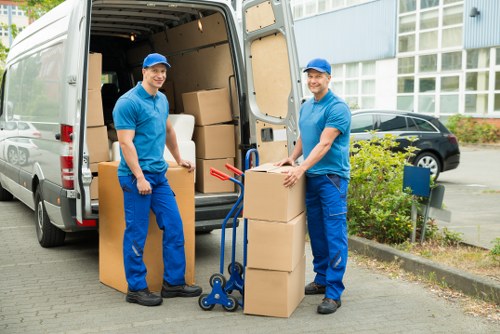 Local man and van moving through Richmond streets