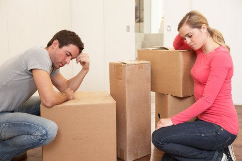 Professional team loading furniture during a same day move in Richmond