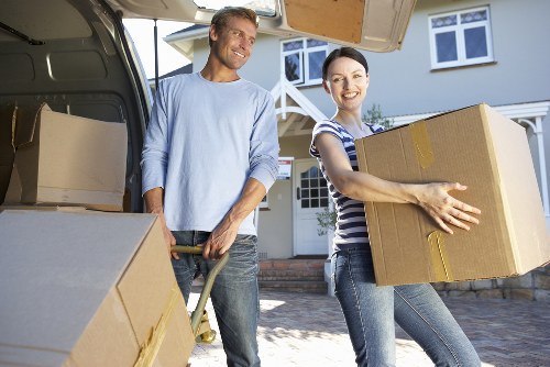 Storage boxes and moving supplies for Richmond house removals