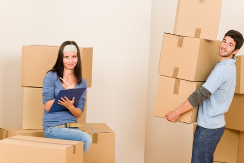 Packing and transport support for a Richmond move